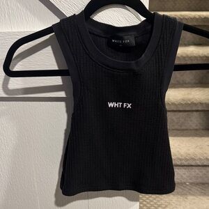 White Fox Boutique Black Sleeveless Tank Top